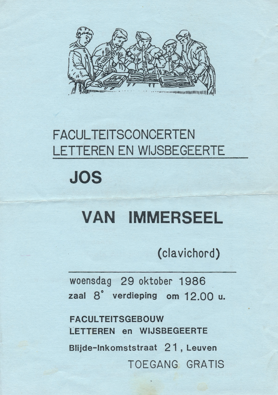 Jos Van Immerseel 1986